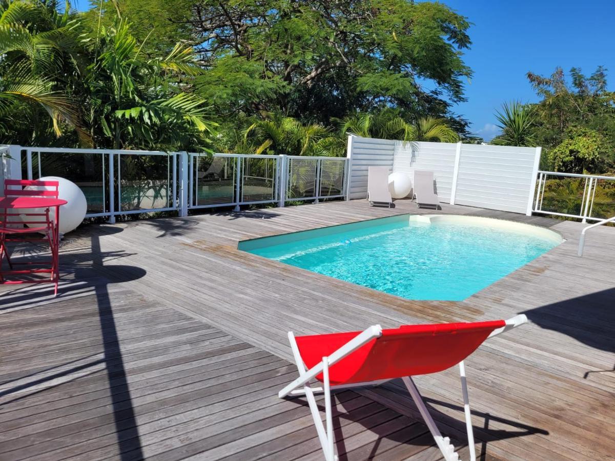 Villa Ste Marthe Avec Piscine, Grande Terrasse, Jardin Intime Et Citerne D'Eau Saint-Francois  Exterior foto
